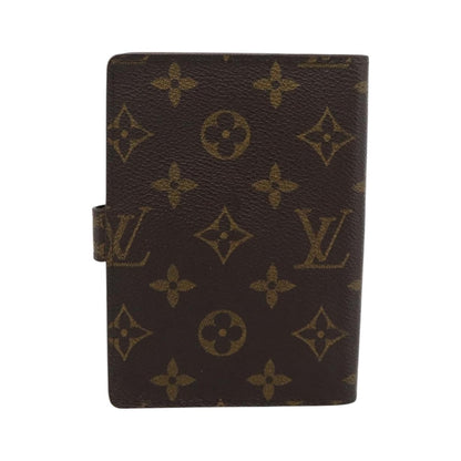 Louis Vuitton Agenda Cover Monogram Canvas, Brown, Canvas, Wallet