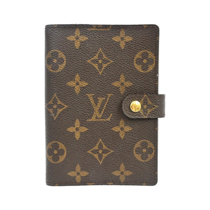 Louis Vuitton Agenda Cover Monogram Canvas, Brown, Canvas, Wallet