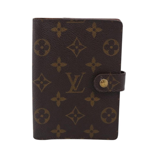Louis Vuitton Agenda Cover Monogram Canvas, Brown, Canvas, Wallet