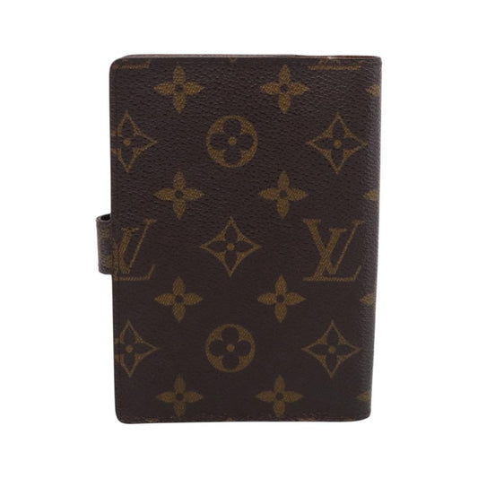 Louis Vuitton Agenda Cover Monogram Canvas, Brown, Canvas, Wallet