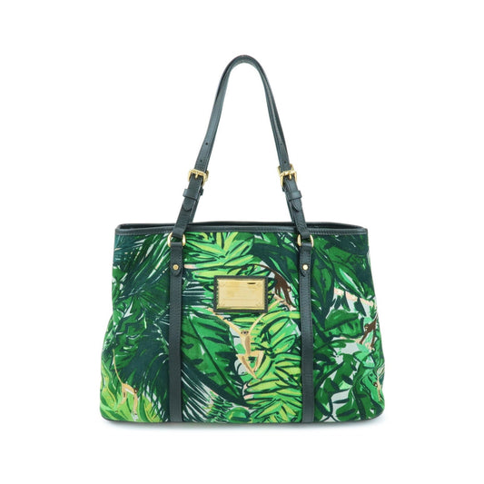 Louis Vuitton Ailleurs Cabas Limited Edition Printed Canvas, Green, Canvas, Tote Bag