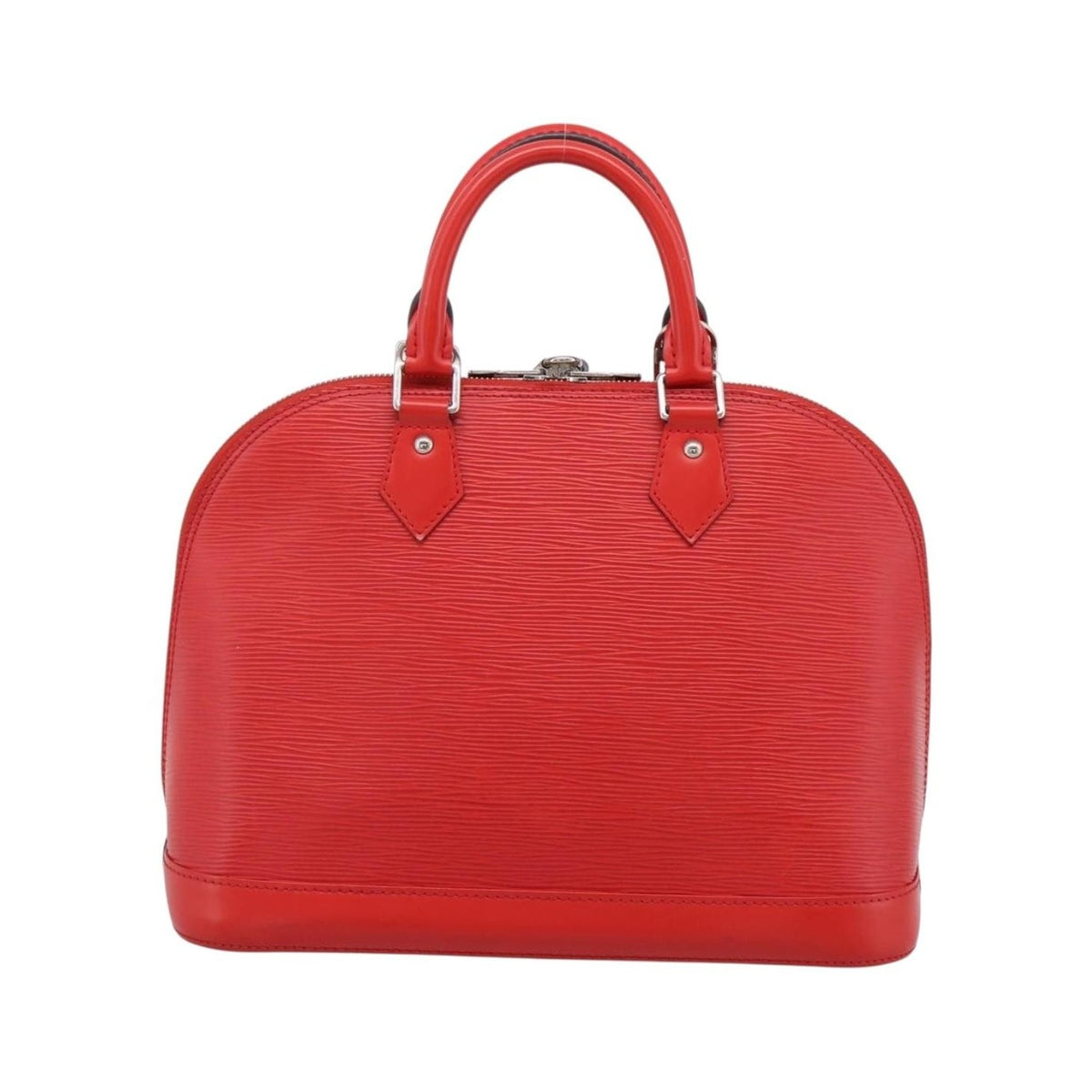 Louis Vuitton Alma Epi, Red, Leather, Handbag