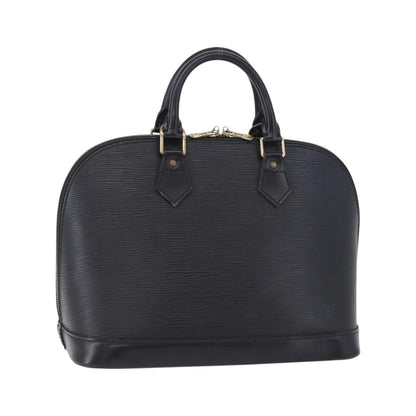 Louis Vuitton Alma Epi, Black, Leather, Handbag