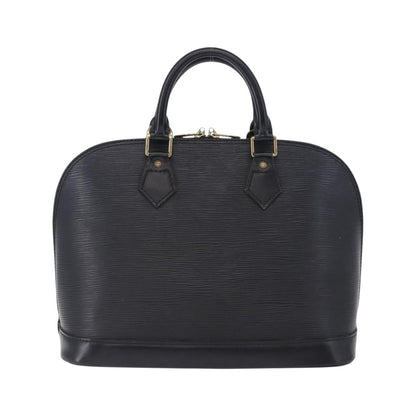 Louis Vuitton Alma Epi, Black, Leather, Handbag