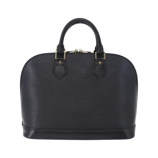 Louis Vuitton Alma Epi, Black, Leather, Handbag