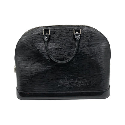 Louis Vuitton Alma Epi, Black, Leather, Handbag