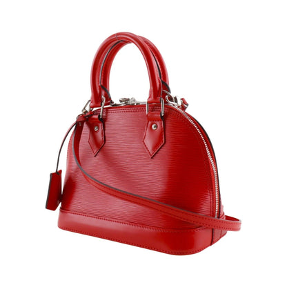 Louis Vuitton Alma Epi Leather, Red, Leather, Handbag