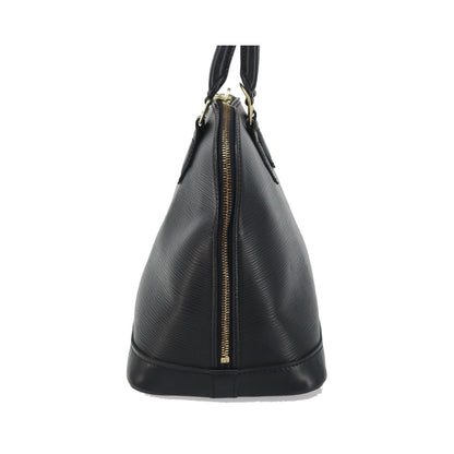 Louis Vuitton Alma Epi Leather, Black, Leather, Handbag