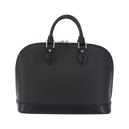 Louis Vuitton Alma Epi Leather, Black, Leather, Handbag