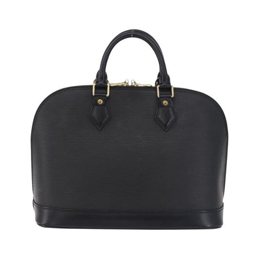 Louis Vuitton Alma Epi Leather, Black, Leather, Handbag