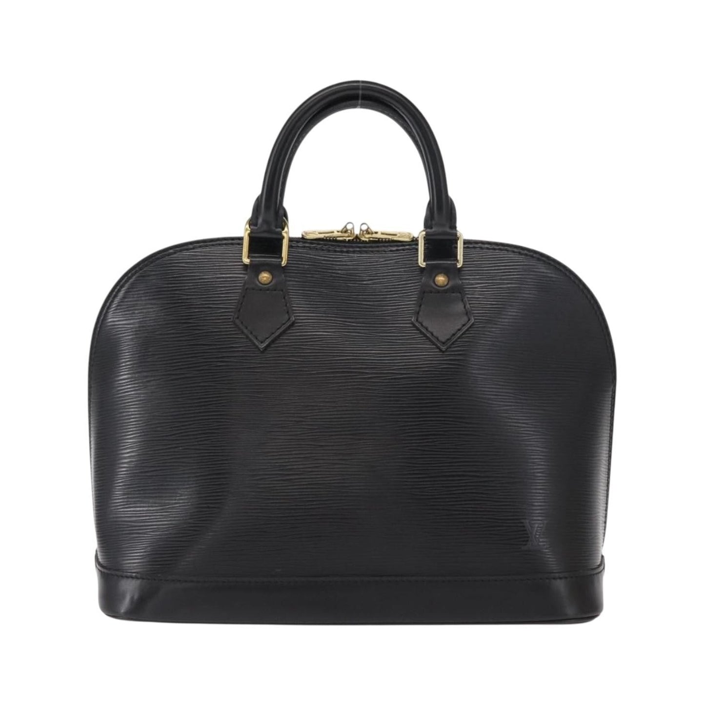 Louis Vuitton Alma Epi Leather, Black, Leather, Handbag