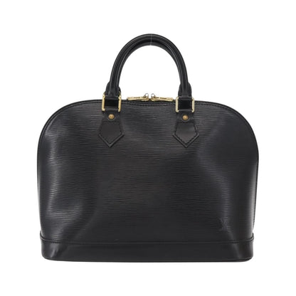 Louis Vuitton Alma Epi Leather, Black, Leather, Handbag