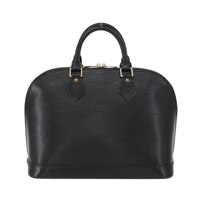 Louis Vuitton Alma Epi Leather, Black, Leather, Handbag