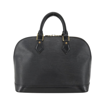 Louis Vuitton Alma Epi Leather, Black, Leather, Handbag