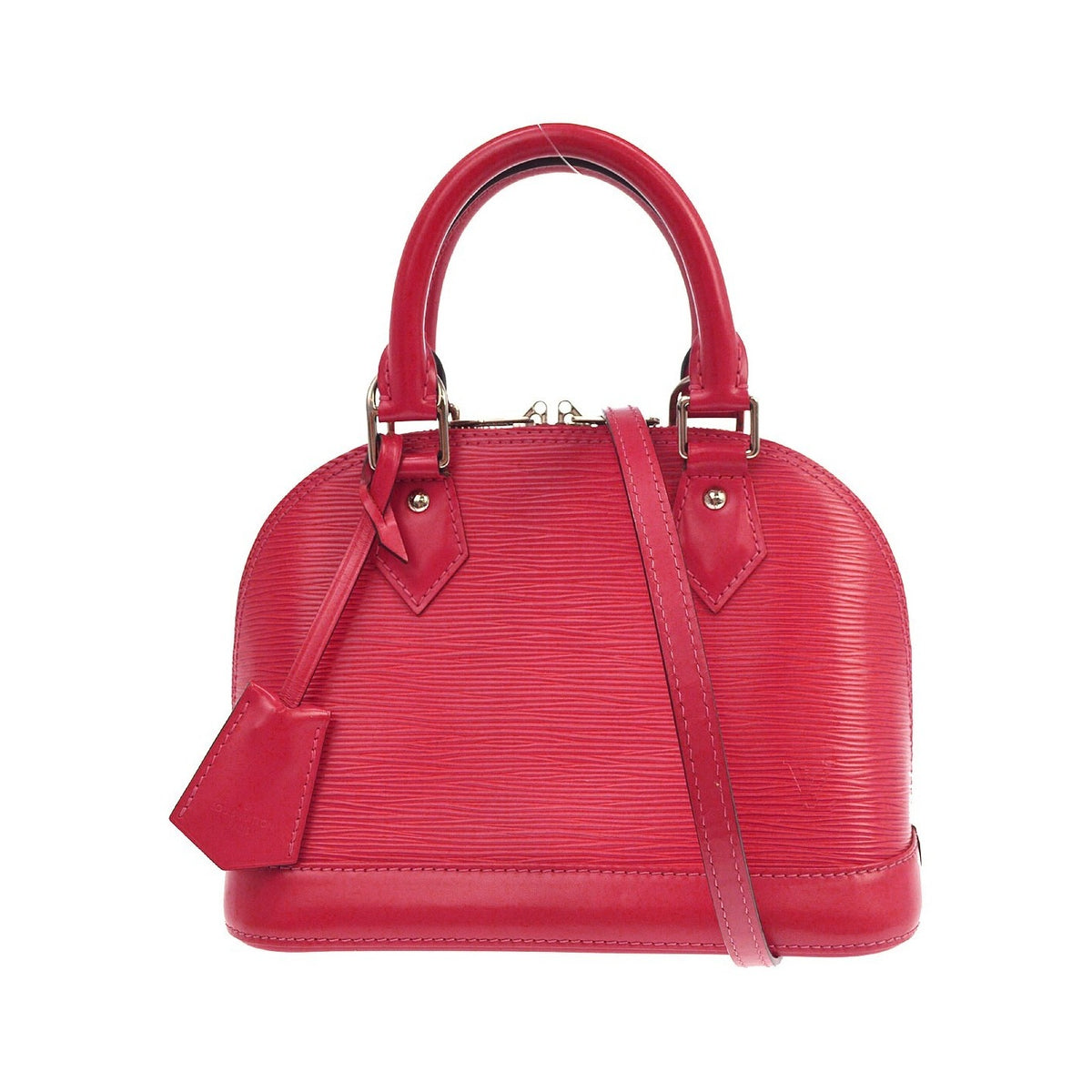 Louis Vuitton Alma Epi Leather, Pink, Leather, Handbag