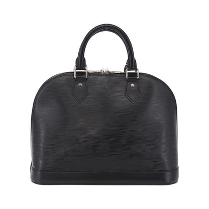Louis Vuitton Alma Epi Leather, Black, Leather, Handbag