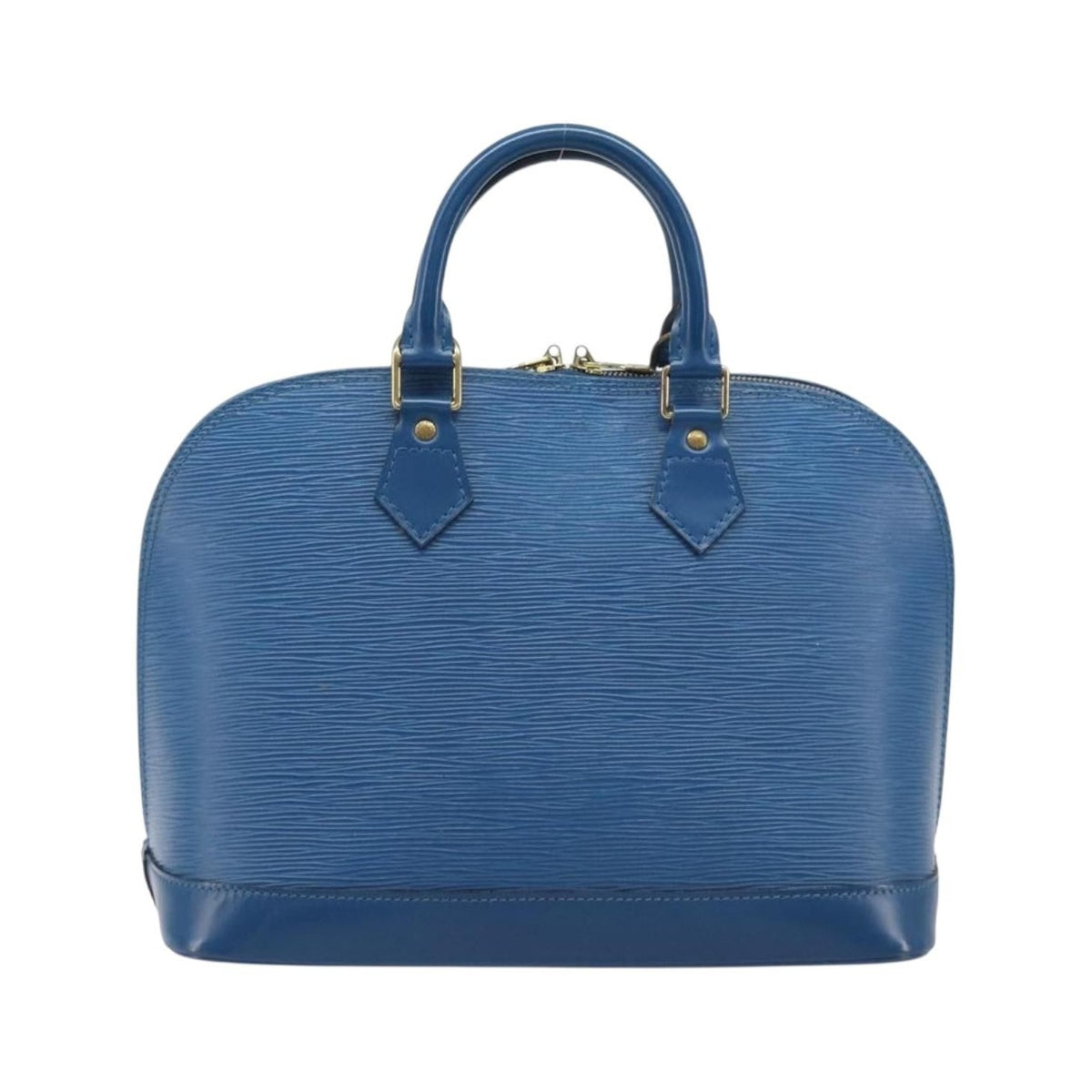 Louis Vuitton Alma Epi Leather, Blue, Leather, Handbag