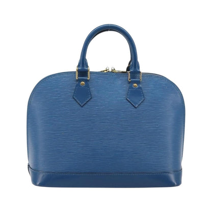Louis Vuitton Alma Epi Leather, Blue, Leather, Handbag