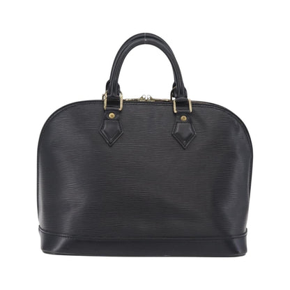 Louis Vuitton Alma Epi Leather, Black, Leather, Handbag