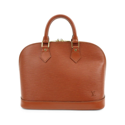 Louis Vuitton Alma Epi Leather, Brown, Leather, Handbag
