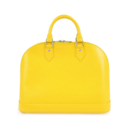 Louis Vuitton Alma Epi Leather, Yellow, Leather, Handbag