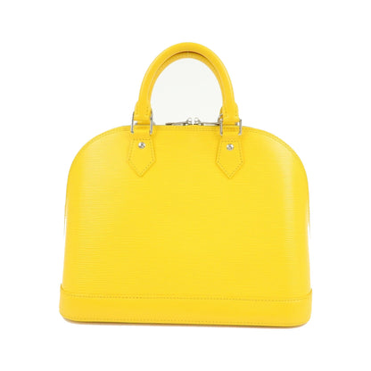 Louis Vuitton Alma Epi Leather, Yellow, Leather, Handbag