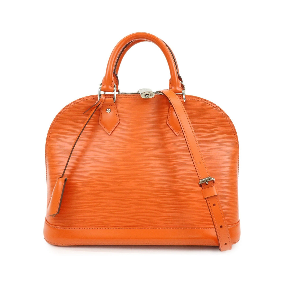 Louis Vuitton Alma Epi Leather, Orange, Leather, Handbag