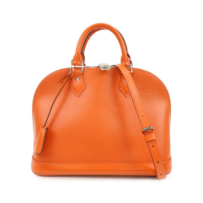 Louis Vuitton Alma Epi Leather, Orange, Leather, Handbag