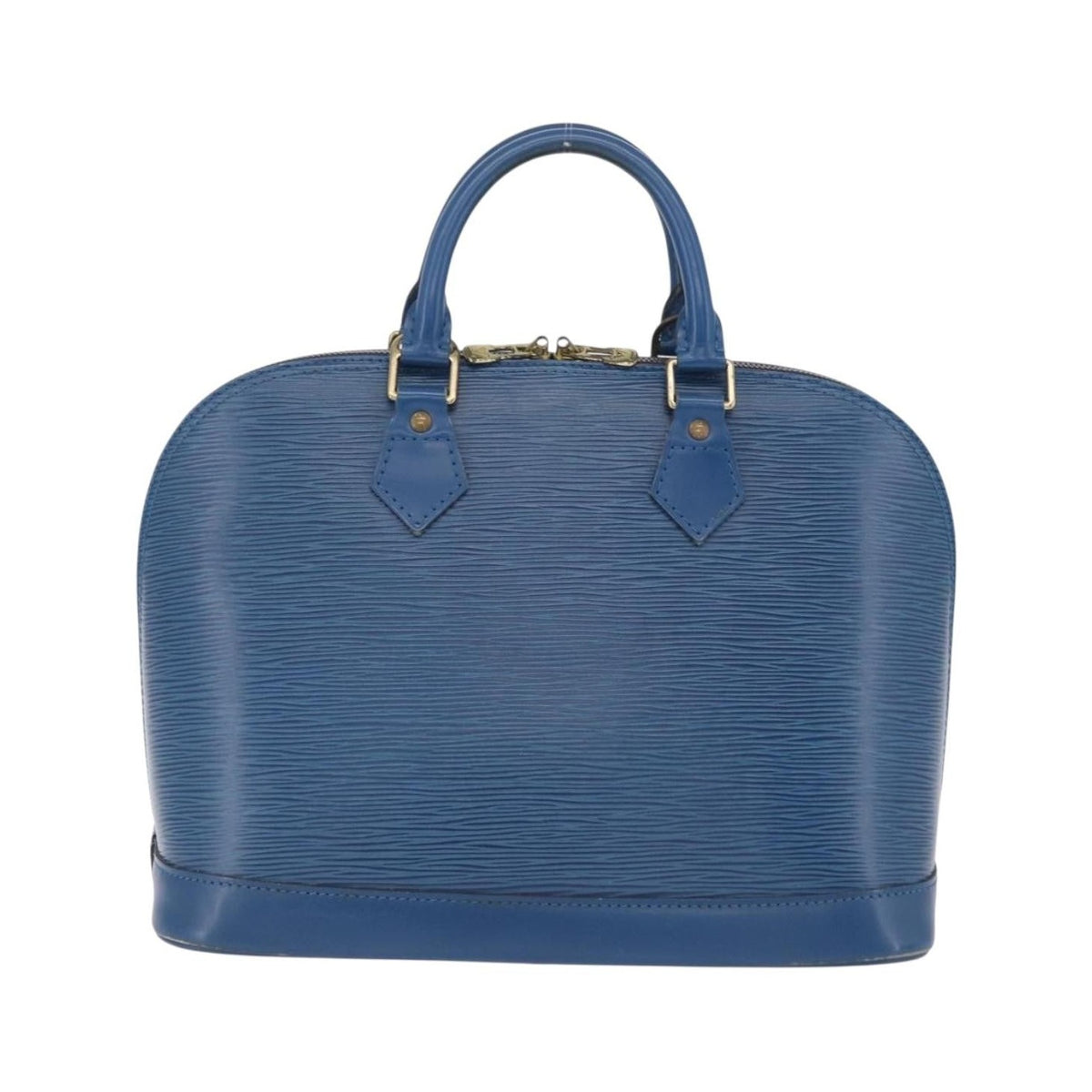 Louis Vuitton Alma Epi Leather, Blue, Leather, Handbag