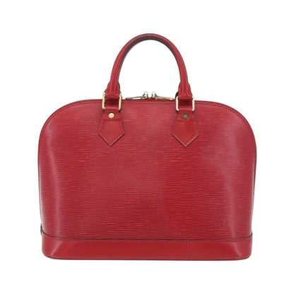 Louis Vuitton Alma Epi Leather, Red, Leather, Handbag