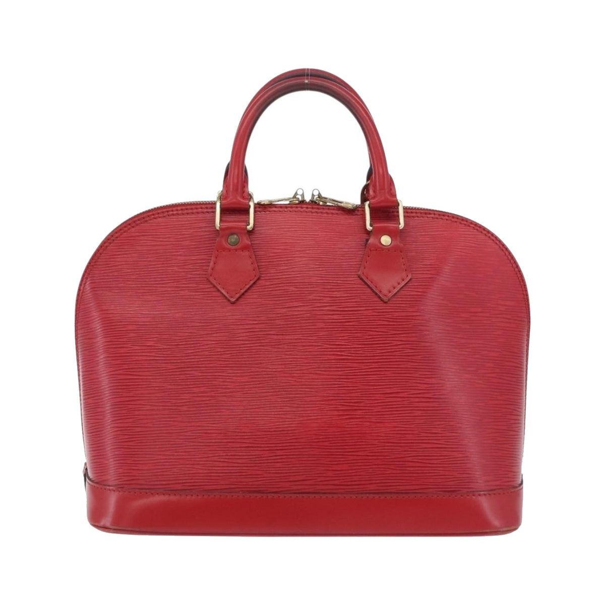 Louis Vuitton Alma Epi Leather, Red, Leather, Handbag