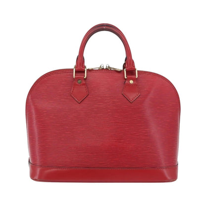 Louis Vuitton Alma Epi Leather, Red, Leather, Handbag