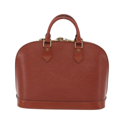 Louis Vuitton Alma Epi Leather, Brown, Leather, Handbag
