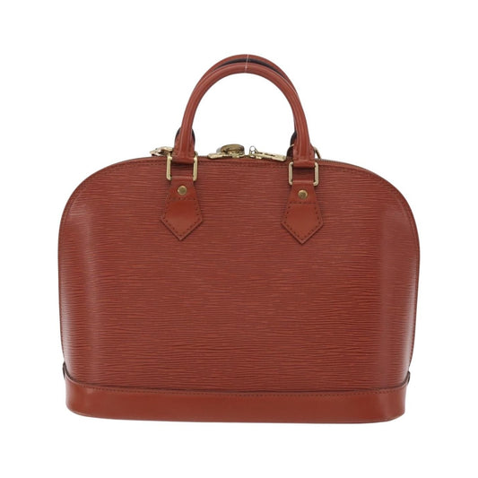 Louis Vuitton Alma Epi Leather, Brown, Leather, Handbag