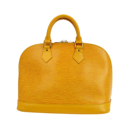 Louis Vuitton Alma Handbag Epi Leather, Yellow, Leather, Handbag
