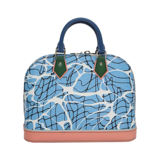 Louis Vuitton Alma Limited Edition Print Epi Leather, Blue, Leather, Handbag