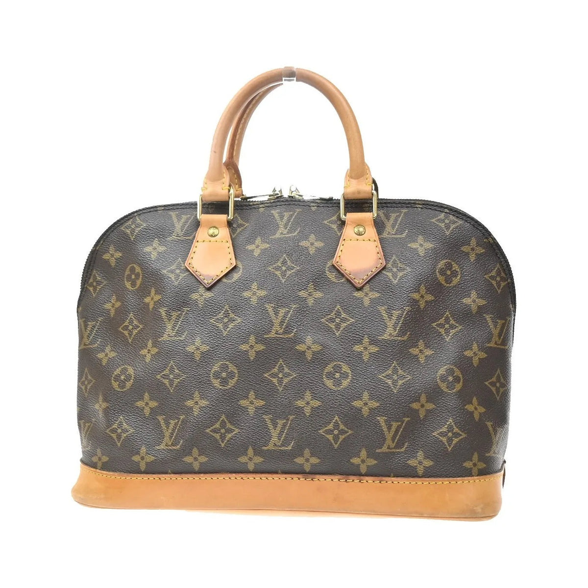 Louis Vuitton Alma Monogram, Brown, Canvas, Handbag
