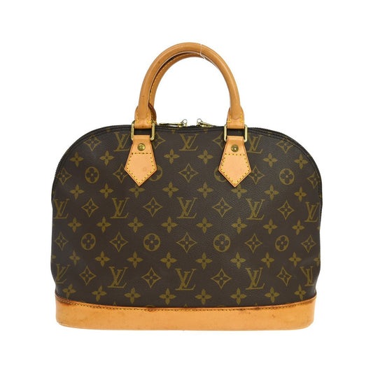 Louis Vuitton Alma Monogram, Brown, Canvas, Handbag