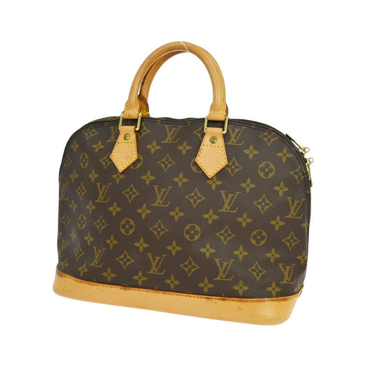Louis Vuitton Alma Monogram, Brown, Canvas, Handbag