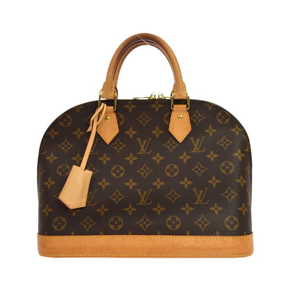 Louis Vuitton Alma Monogram, Brown, Canvas, Handbag