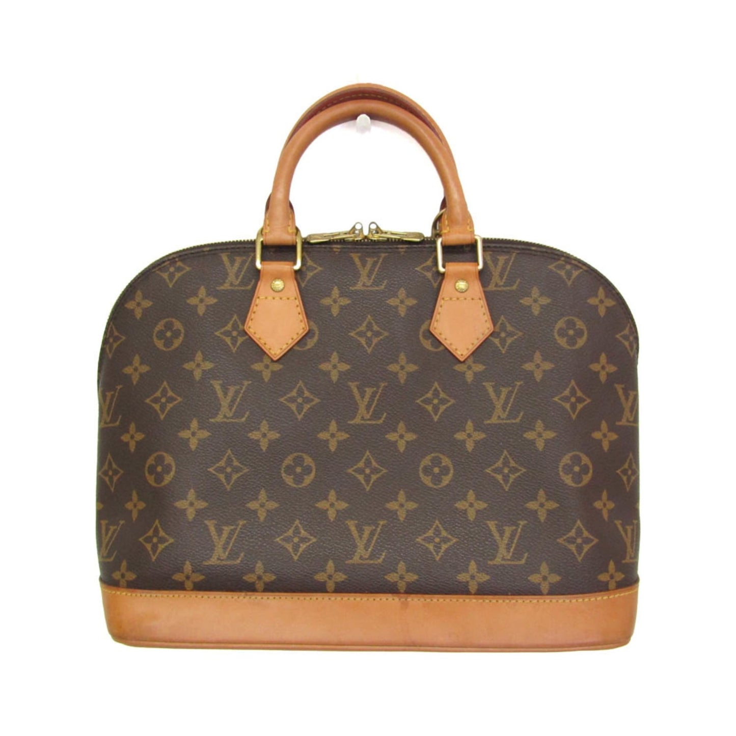 Louis Vuitton Alma Monogram, Brown, Canvas, Handbag