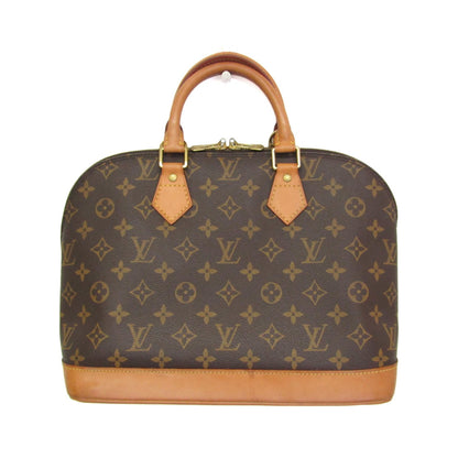 Louis Vuitton Alma Monogram, Brown, Canvas, Handbag