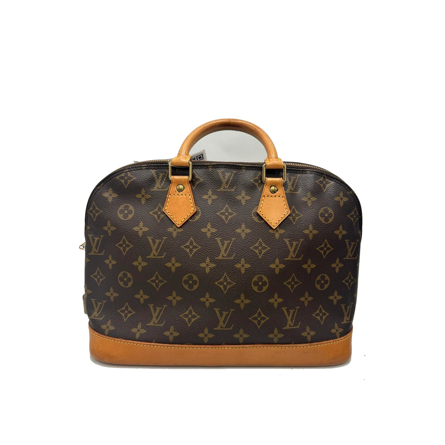 Louis Vuitton Alma Monogram Canvas, Brown, Canvas, Handbag