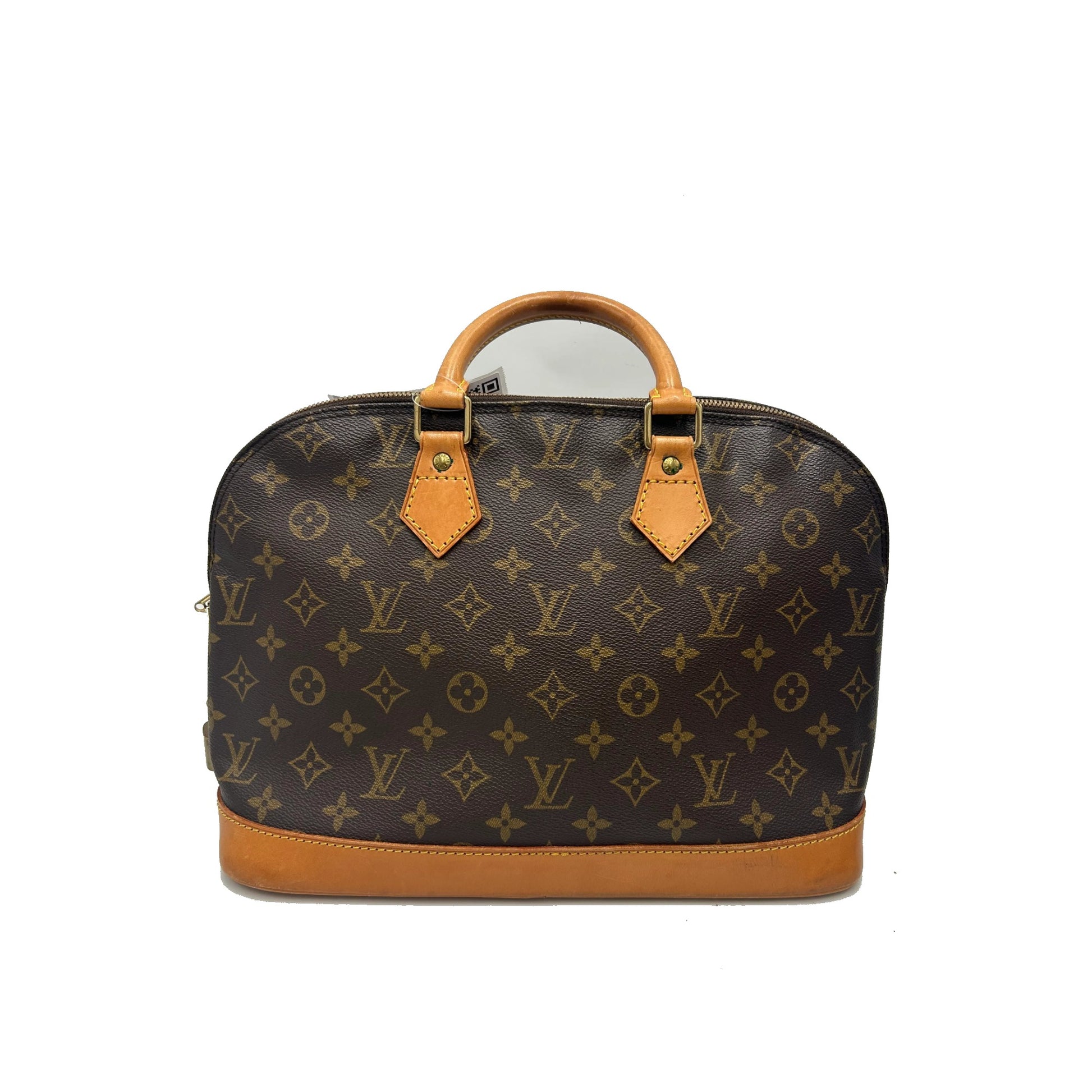 Louis Vuitton Alma Monogram Canvas, Brown, Canvas, Handbag