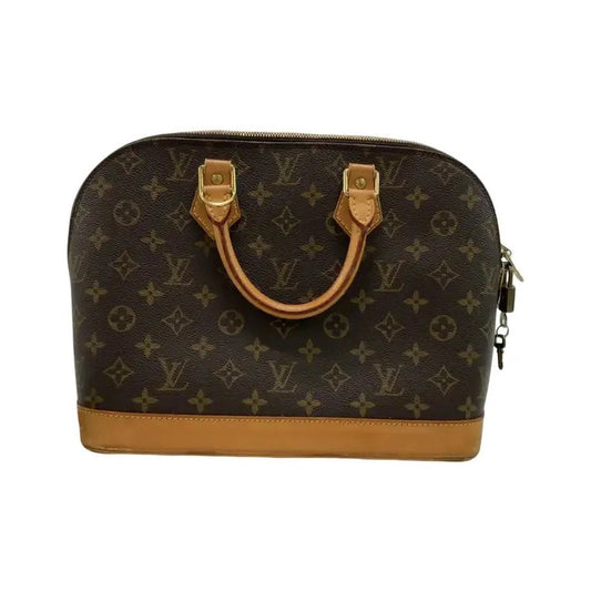 Louis Vuitton Alma Monogram Canvas, Brown, Canvas, Handbag