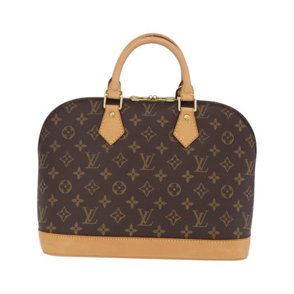 Louis Vuitton Alma Monogram Canvas, Brown, Canvas, Handbag