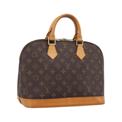 Louis Vuitton Alma Monogram Canvas, Brown, Canvas, Handbag