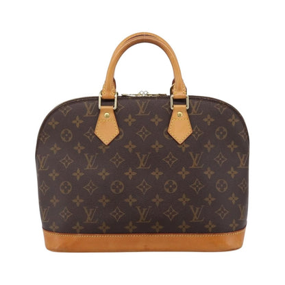 Louis Vuitton Alma Monogram Canvas, Brown, Canvas, Handbag