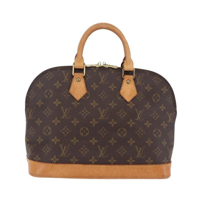 Louis Vuitton Alma Monogram Canvas, Brown, Canvas, Handbag