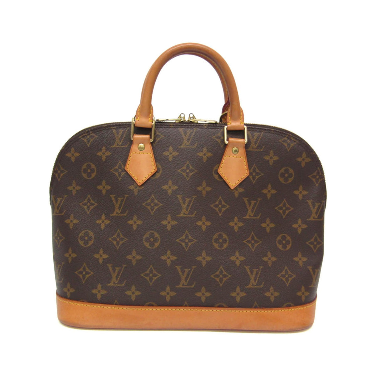 Louis Vuitton Alma Monogram Canvas, Brown, Canvas, Handbag